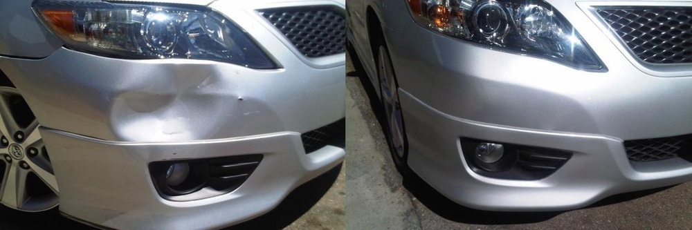 Ремонт и покраска бампера