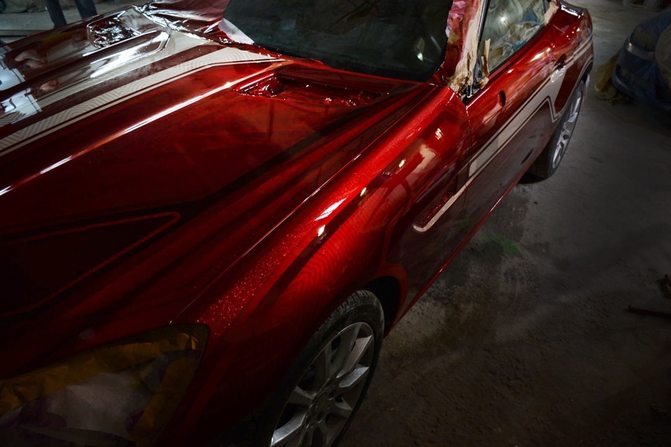 Окраска металлик